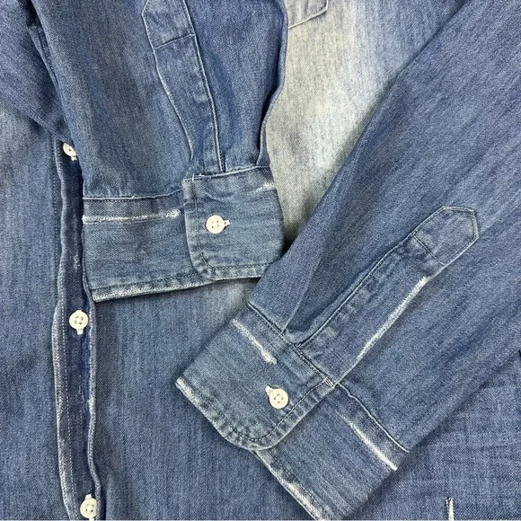 Frank & Eileen Famous Denim Shirt Size L - Picture 16 of 17